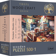 Trefl TREFL Wood Craft Origin puzzle Poklady na půdě 501 dílků