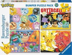 Ravensburger RAVENSBURGER Puzzle Pokémon 4x100 dílků