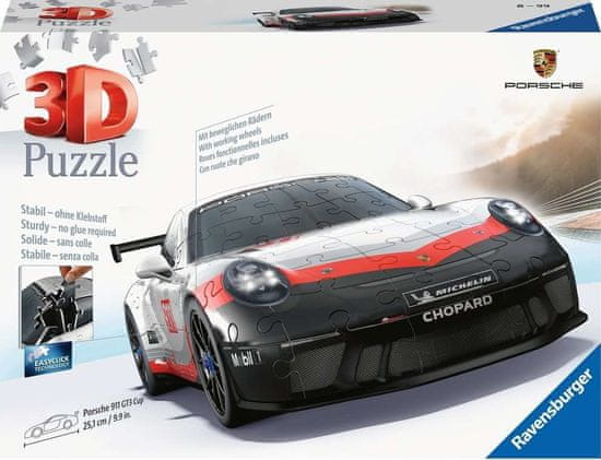 Ravensburger RAVENSBURGER 3D puzzle Porsche 911 GT3 Cup 152 dílků