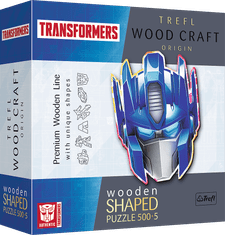 Trefl TREFL Wood Craft Origin puzzle Transformers: Optimus Prime 505 dílků