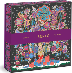 Galison GALISON Čtvercové puzzle Liberty: Vánoční strom života 500 dílků