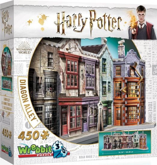 Wrebbit WREBBIT 3D puzzle Harry Potter: Příčná ulice 450 dílků