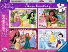 Ravensburger RAVENSBURGER Puzzle Disney: Princezny 4x100 dílků