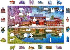 Wooden city WOODEN CITY Dřevěné puzzle Chrám Byodo-in, Kjóto, Japonsko 2v1, 505 dílků EKO