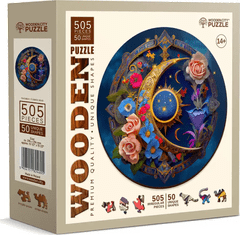 Wooden city WOODEN CITY Dřevěné puzzle Květinový Měsíc 505 dílků