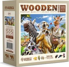 Wooden city WOODEN CITY Dřevěné puzzle Vítejte v Africe 505 dílků