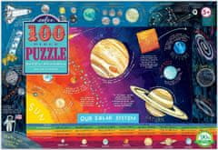 eeBoo EEBOO Puzzle Sluneční soustava 100 dílků