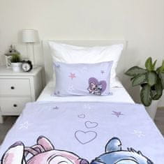 Jerry Fabrics  Povlečení do postýlky Lilo and Stitch Purple baby 100x135, 40x60 cm