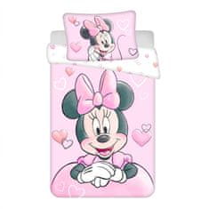 Jerry Fabrics  Disney povlečení do postýlky Minnie Powder pink baby 100x135, 40x60 cm