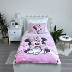 Jerry Fabrics  Disney povlečení do postýlky Minnie Powder pink baby 100x135, 40x60 cm