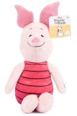 CurePink Plyšová mluvící hračka - figurka Disney|Winnie The Pooh|Medvídek Pú: Prasátko (výška 30 cm)