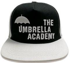 CurePink Čepice - kšiltovka snapback Netflix|The Umbrella Academy: Mono Logo (nastavitelná)