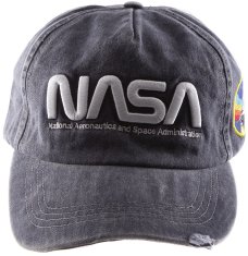 CurePink Baseballová kšiltovka Nasa: Logo (nastavitelná)