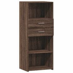 Vidaxl Skříň highboard hnědý dub 45 x 42,5 x 124 cm kompozitní dřevo