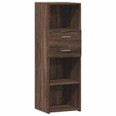 Vidaxl Skříň highboard hnědý dub 40 x 42,5 x 124 cm kompozitní dřevo