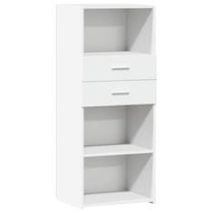 Vidaxl Skříň highboard bílá 50 x 42,5 x 124 cm kompozitní dřevo