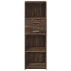 Vidaxl Skříň highboard hnědý dub 40 x 42,5 x 124 cm kompozitní dřevo