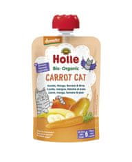 Holle Carrot Cat Bio pyré mrkev mango banán hruška 100 g (6+)