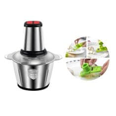 HOME & MARKER® Blender a Elektrický sekáček na potraviny, Elektrický kuchyňský mixér MULTIMINCER + Struhadlo na česnek a zázvor MINIGRINDER | MULTIMINI