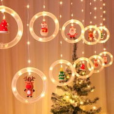 HOME & MARKER® Vánoční LED kroužky, LED světla JOLLYRINGS + Kabelové svorky pro vedení kabelů a na Organizace kabeláže CORDCLIP | RINGSCORD