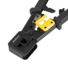 Rebel Krimpovací nástroj pro zástrčky RJ45, RJ12, RJ11, černý RB-1007