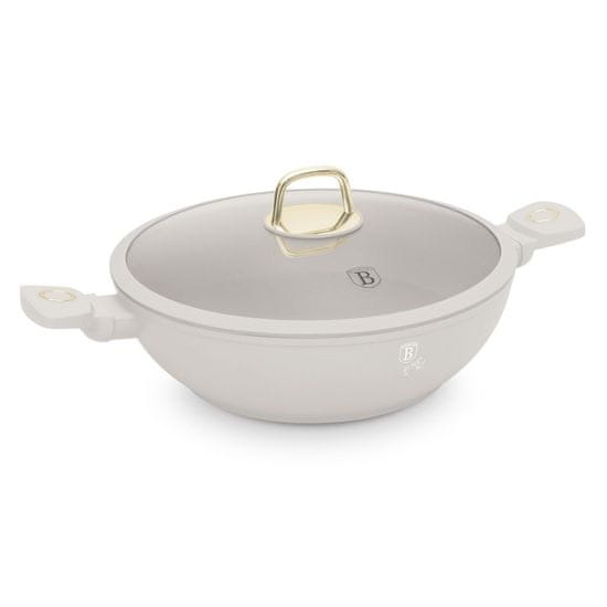 shumee TITANIOVÝ WOK S VÍKEM 30cm BERLINGER HAUS BH-8065 SAHARA