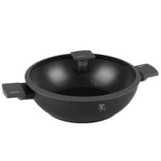 shumee TITANIOVÝ WOK S VÍKEM 30cm BERLINGER HAUS BH-8125 ANTRACITE