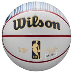 Wilson Míče basketbalové bílé 7 Nba Team City Collector Denver Nuggets Ball