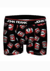 John Frank Pánské boxerky John Frank JFBD314 M černá