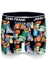 John Frank Pánské boxerky John Frank JFBD331 L černá