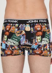 John Frank Pánské boxerky John Frank JFBD331 L černá