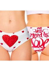 Gemini Dámské kalhotky Meméme LOVE ROMANTIC Hi-briefs Dle obrázku L