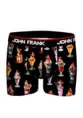 John Frank Pánské boxerky John Frank JFBD356 XL černá