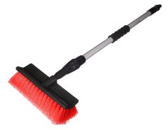 SIXTOL Teleskopický průtokový kartáč na mytí auta CAR DETAILING WASH BRUSH 1, 70-120cm