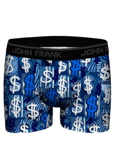 John Frank Pánské boxerky JOHN FRANK JFBDMOD119 Dollar glory