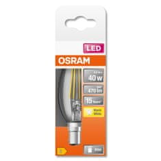 Osram LEDVANCE LED Star Classic B 40 Filament 4W 827 Clear B15d 4058075654532