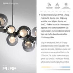 PAUL NEUHAUS PAUL NEUHAUS LED závěsné svítidlo PURE E-Popup šedá elektrické 2700-5000K PN 2557-15