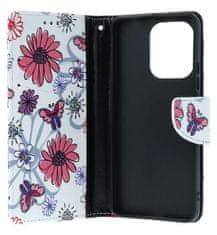 TopQ Pouzdro Xiaomi Redmi Note 13 knížkové Flowers 129995