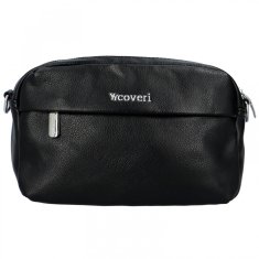 Coveri WORLD Malá volnočasová koženková crossbody Gerald, černá