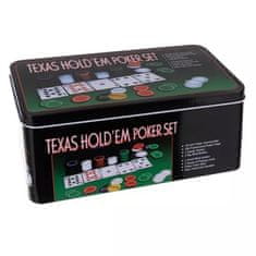 sapro Poker sada Texas, karty + 200 žetonů ISO 23528