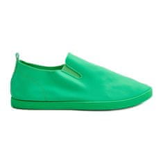 Dámské tenisové tenisky Slip-On Green velikost 40