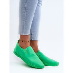 Dámské tenisové tenisky Slip-On Green velikost 40