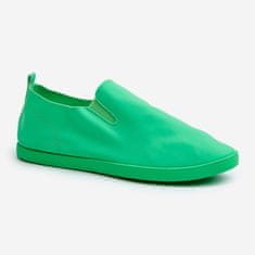 Dámské tenisové tenisky Slip-On Green velikost 40