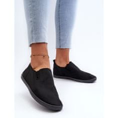 Dámské tenisové tenisky Slip-On Black velikost 40