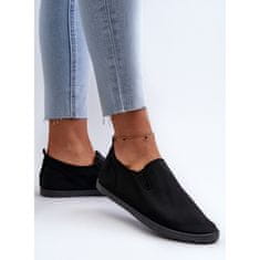 Dámské tenisové tenisky Slip-On Black velikost 40