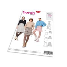 Burda Střih Burda 6154 - Áčková sukně, mini sukně