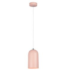 KONDELA Visící lampa Luken - růžová