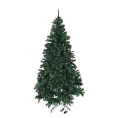 KONDELA Vánoční stromek s osvětlením Christmas Typ 5 LED450 220 cm - zelená