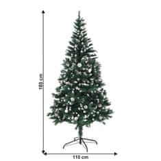 KONDELA Vánoční stromek Christmas Typ 4 180 cm - zelená