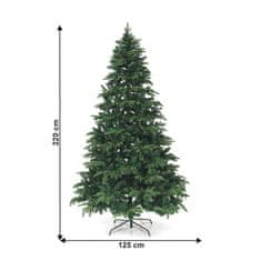 KONDELA Vánoční stromek Christmas Typ 3 220 cm - zelená